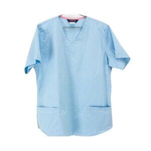 Nu Dimension Baby Blue Scrubs Top